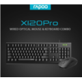 Rapoo X120PRO wired keyboard and mouse combo